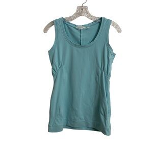 Athleta Women's Teal Tank Top Activewear workout Gym Sleeveless Small